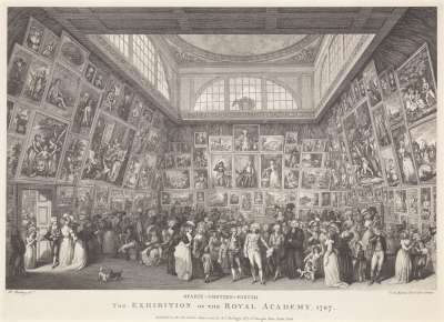 Image of The Exhibition of the Royal Academy, 1787