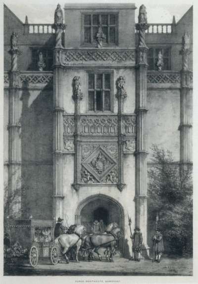 Image of Porch, Montacute, Somerset