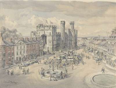 Image of Market Place, Caernarvon