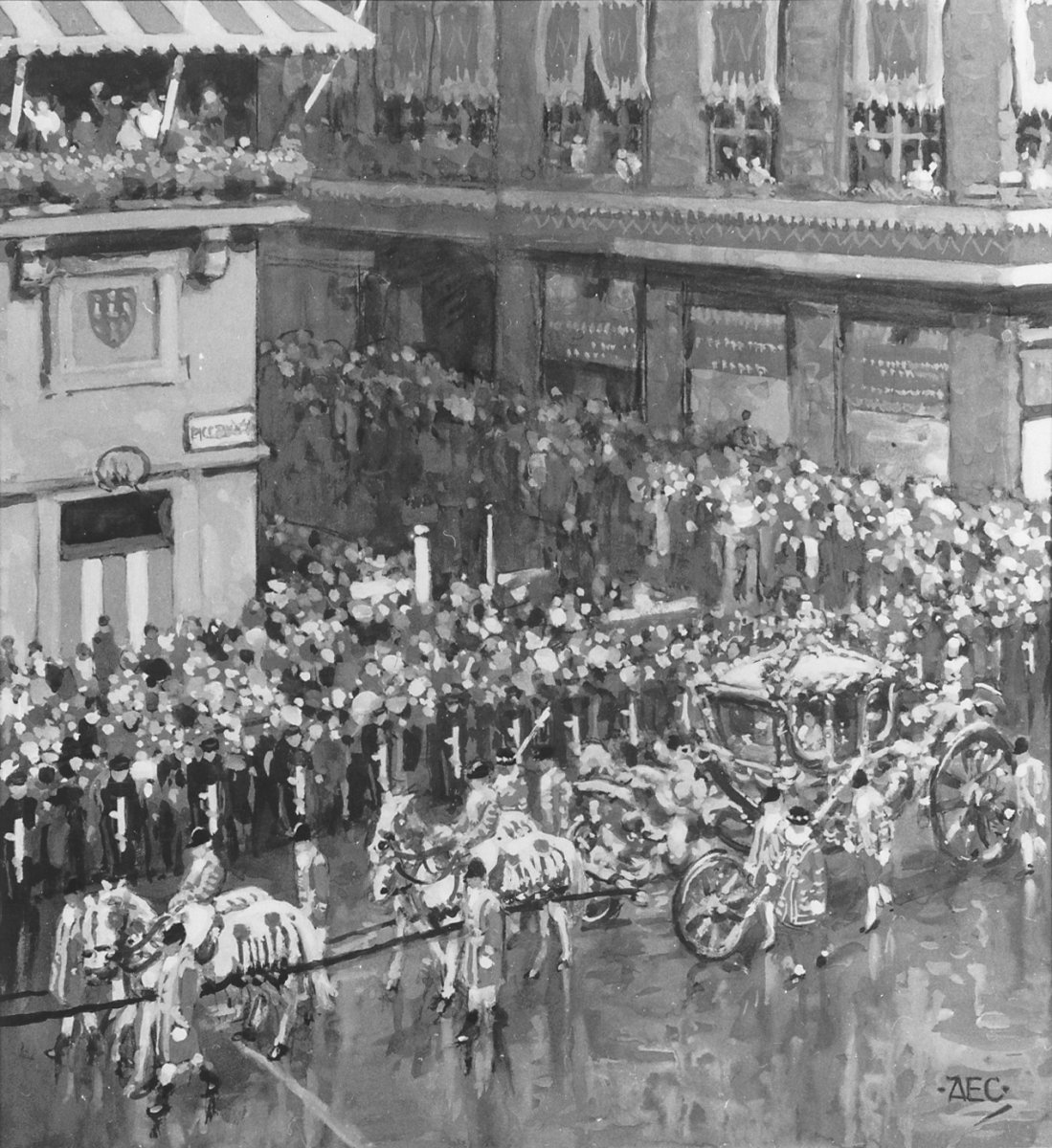 Image of The Crowd in Piccadilly