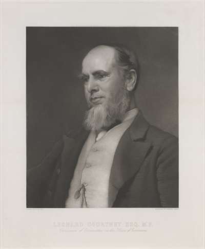 Image of Leonard Henry Courtney, Baron Courtney of Penwith (1832-1918) journalist and politician