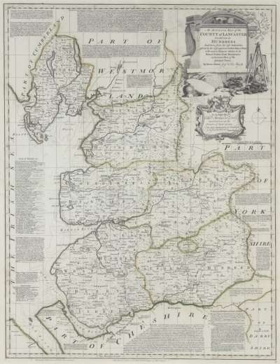 Image of An Accurate Map of the County of Lancashire