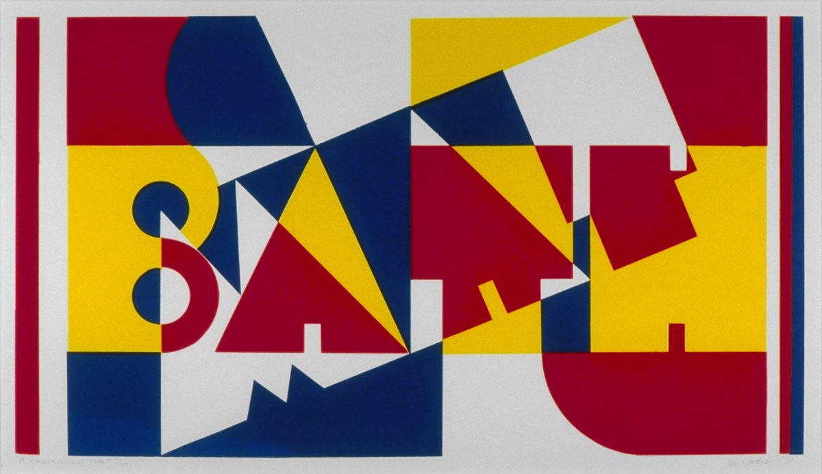 Image of A Constructivist Flag-Bathmat