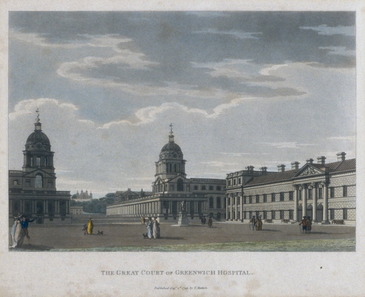 Image of The Great Court of Greenwich Hospital