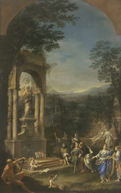 Image of Allegorical Tomb of Thomas Wharton, 1st Marquess of Wharton (1648-1715) politician