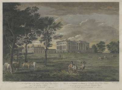 Image of The East View of the Seat of Sir Gregory Page Turner (late Sir Gregory Page’s) on Blackheath in the County of Kent