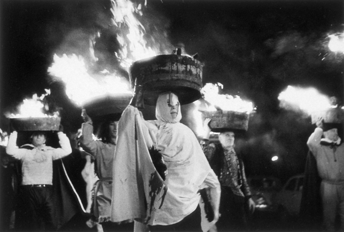 Image of The Allendale Tar Barrel Parade, Northumberland