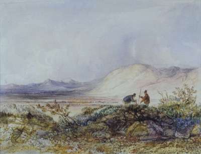 Image of Two Peasants in a Landscape