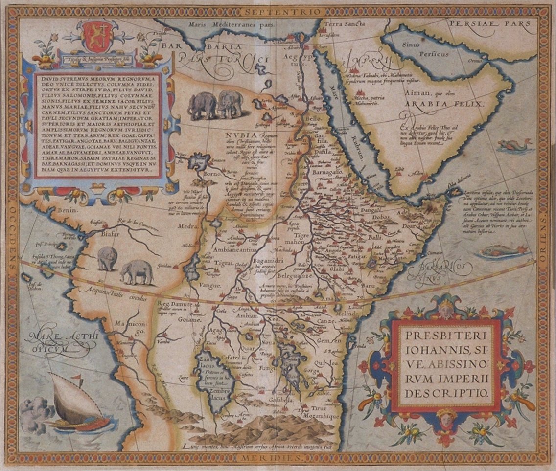 Image of Presbiteri Iohannis sive Abissinorum Imperii Descriptio [map of Abyssinia]