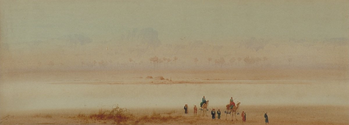 Image of On the Nile (with Camels)