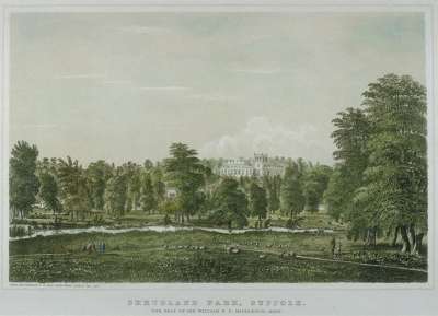 Image of Shrubland Park, Suffolk.  The Seat of Sir William F.F. Middleton. Bart.