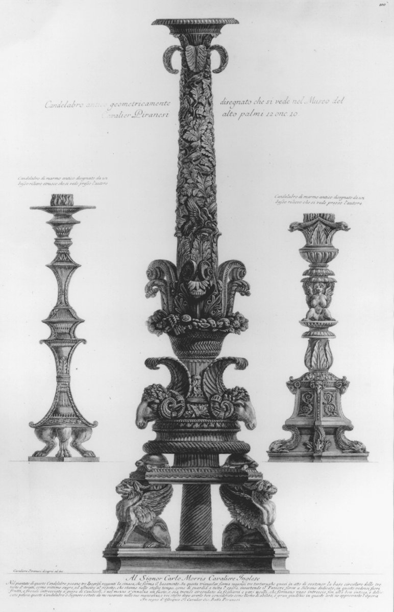 Image of Candelabro Antico / Candelabro di Marmo Antico / Candelabro di Marmo Antico