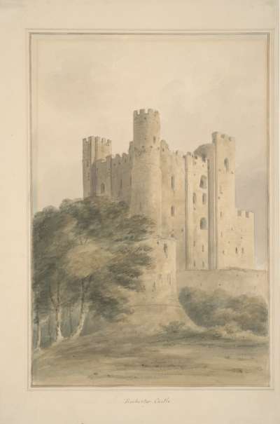 Image of View of Rochester Castle