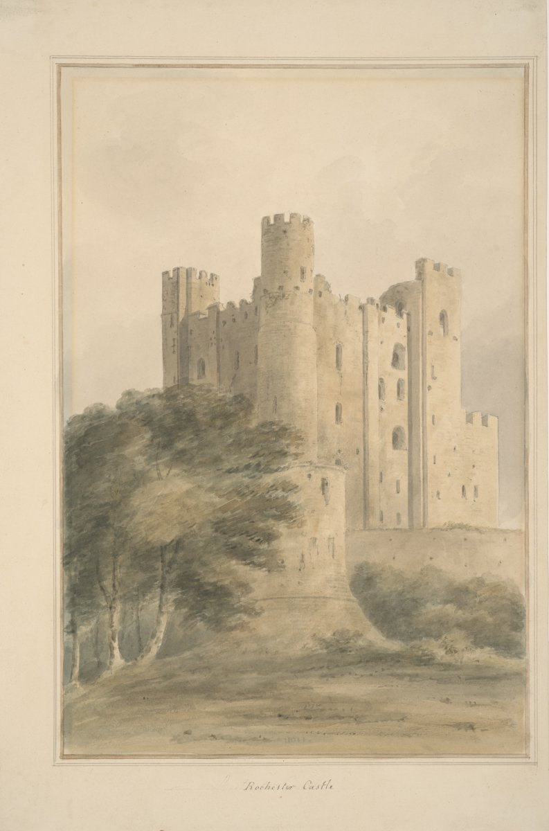 Image of View of Rochester Castle