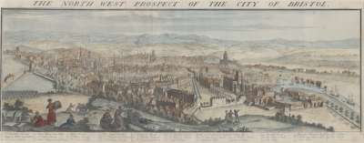 Image of The North West Prospect of the City of Bristol