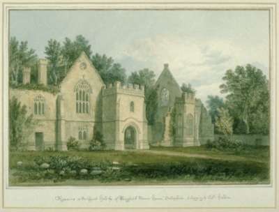 Image of Remains of the Great Hall of Wingfield Manor House