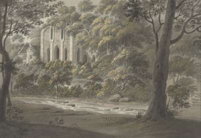 Image of East View of Valle Crucis Abbey, Denbighshire