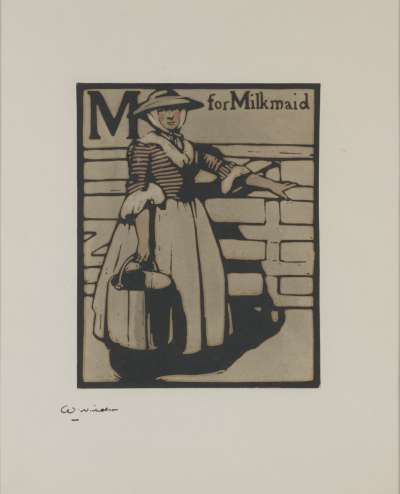 Image of M for Milkmaid