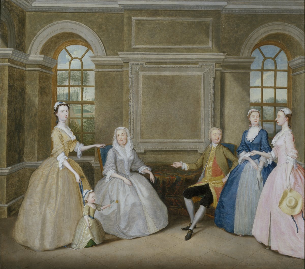 Image of Portrait of the Broke and the Bowes Families