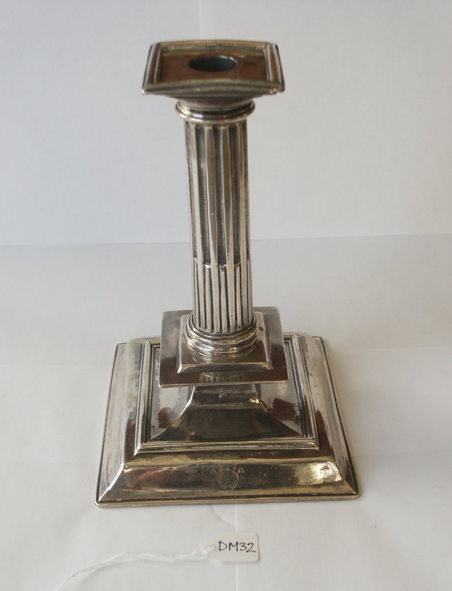 Image of Silver James II Candlestick