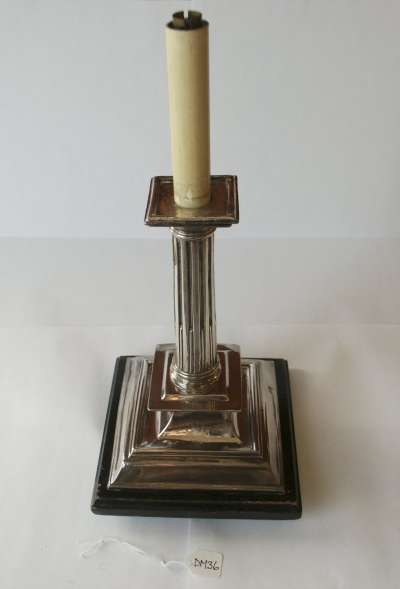 Image of Silver Queen Anne Candlestick