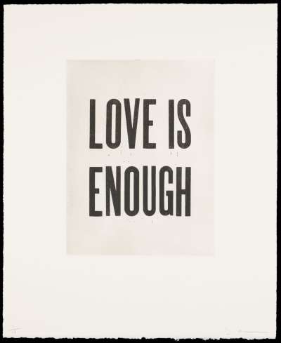 Image of Love is Enough