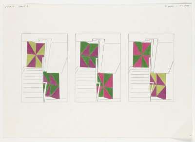 Image of Round Trip: design proposal drawing, staircase 2