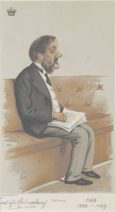 Image of James Howard Harris, 3rd Earl of Malmesbury (1807-1889) politician; Foreign Secretary