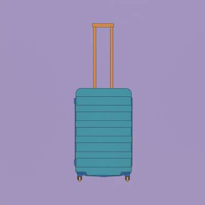 Image of 4 wheel suitcase