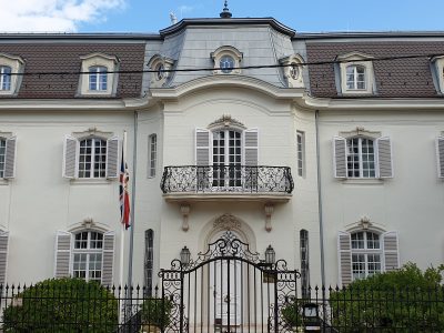 exterior view of the Ambassador's Residence in Budapest