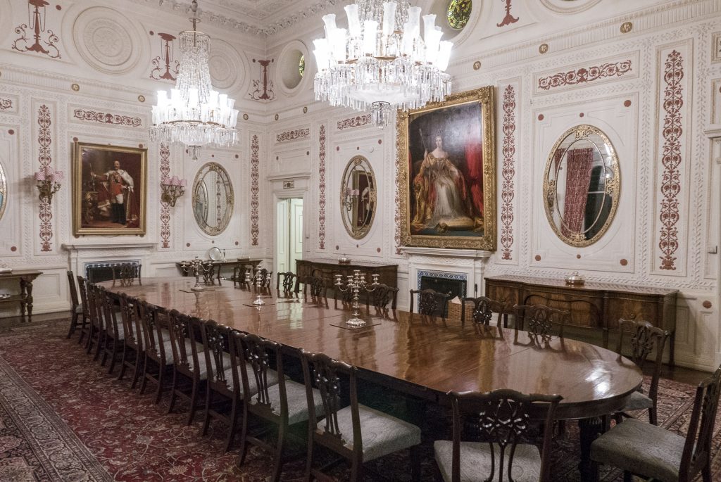 The Dining room in the British Residence, Tehran