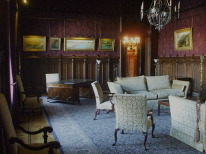 The Gothic drawing room in the Ambassador's residence in Moscow