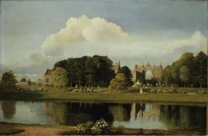 A view of Newstead Abbey